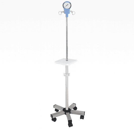HP-AB06 Stainless steel square tube pentagonal mobile infusion rack