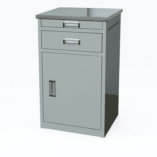 HP-AC01 Stainless steel spray hybrid bedside table