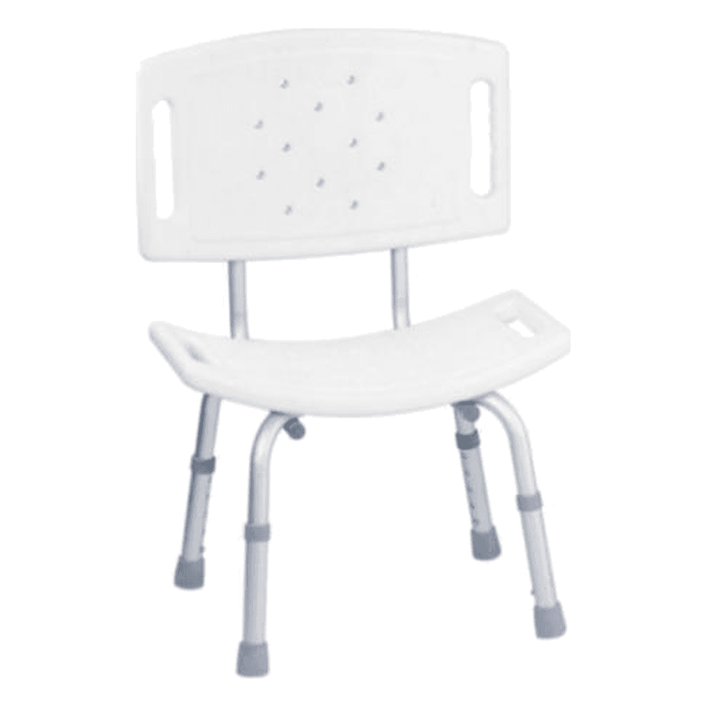HP-AH03 Curved-Seat Shower Chair with Back and Handles