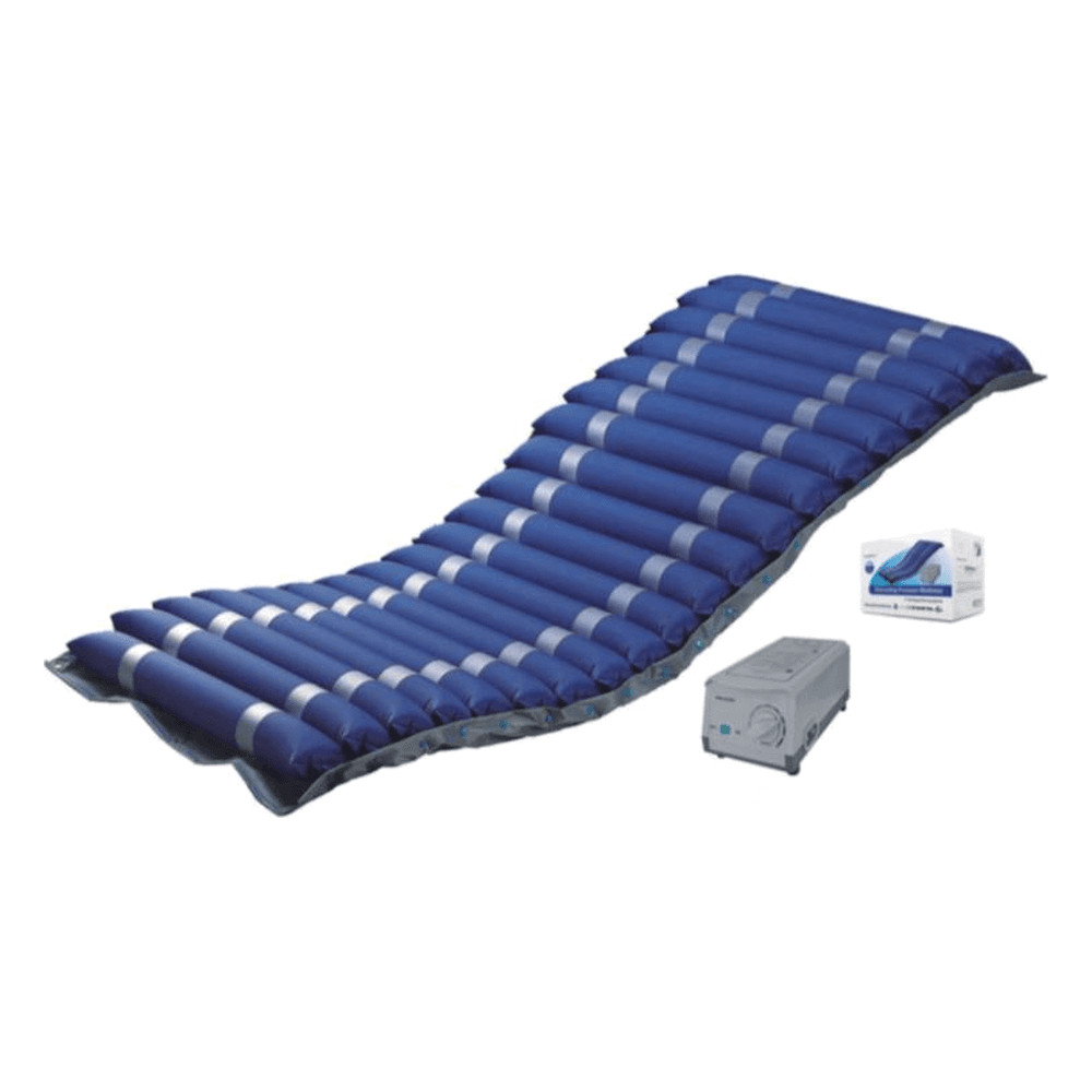 HP-AJ03 alternating pressure air mattress with pump in jewelry blue