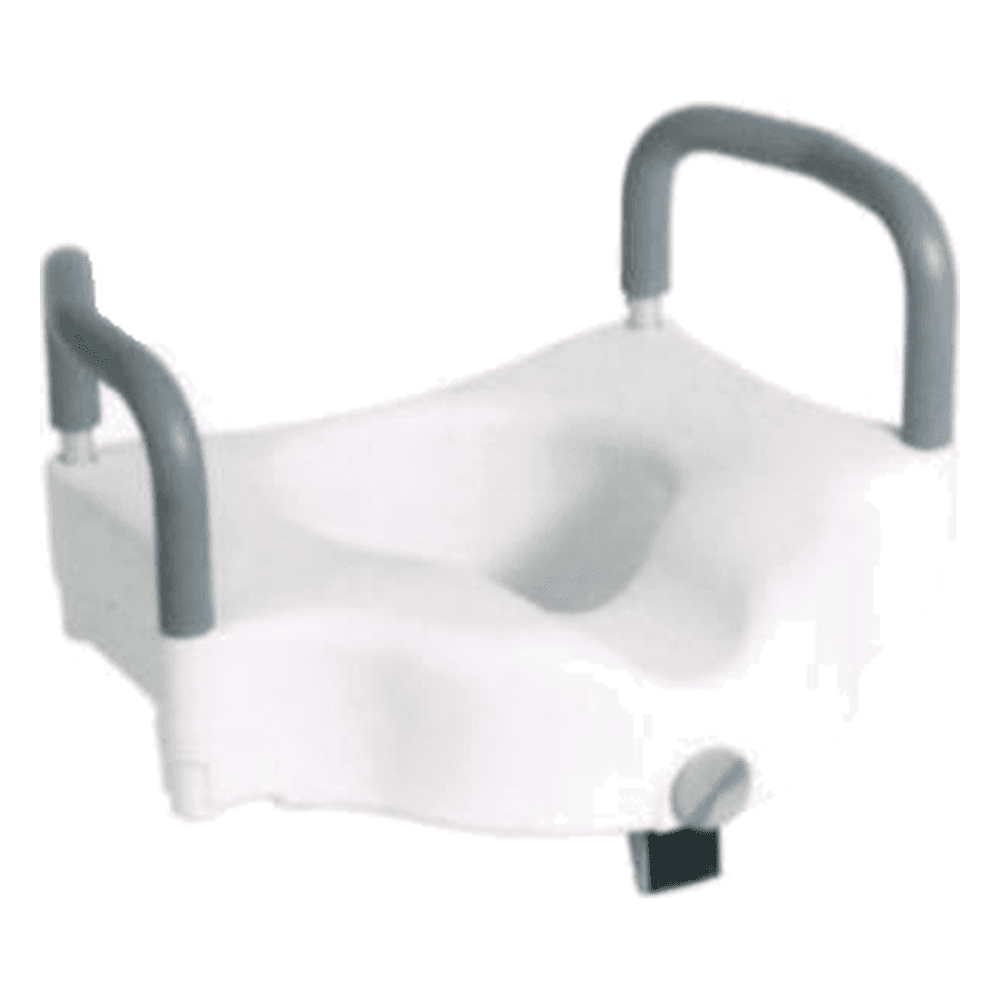 HP-AJ05 Raised Toilet Seat with Arms (Padded Armrests)